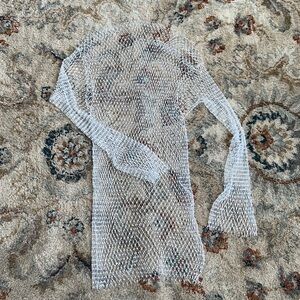 Beautiful Rhinestone Netted Dress